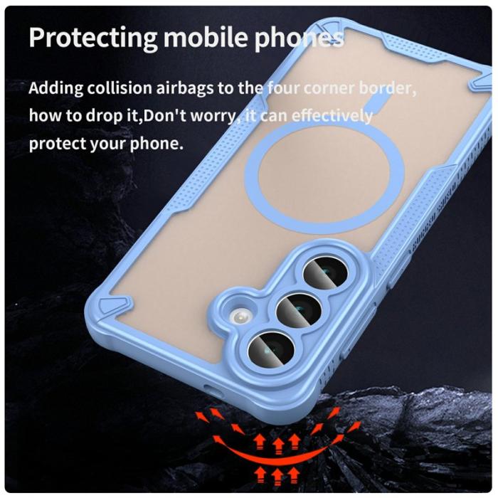 OEM - Mobilskal för Samsung Galaxy S26 Magnetiskt TPU + PC - Blå