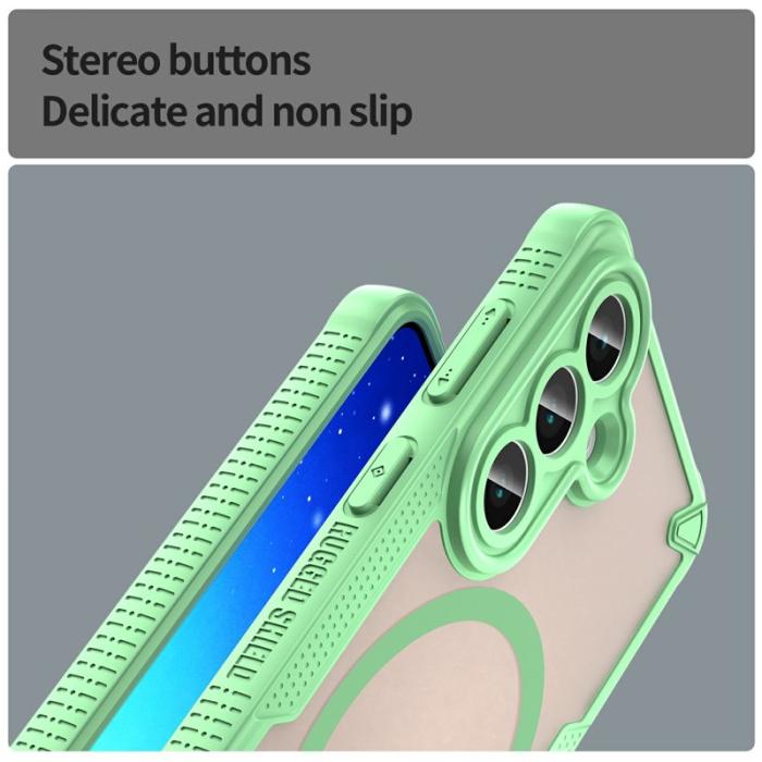 OEM - Mobilskal för Samsung Galaxy S26 Magnetiskt TPU + PC - Grön