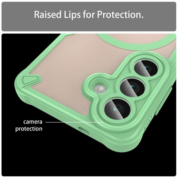 OEM - Mobilskal för Samsung Galaxy S26 Magnetiskt TPU + PC - Grön