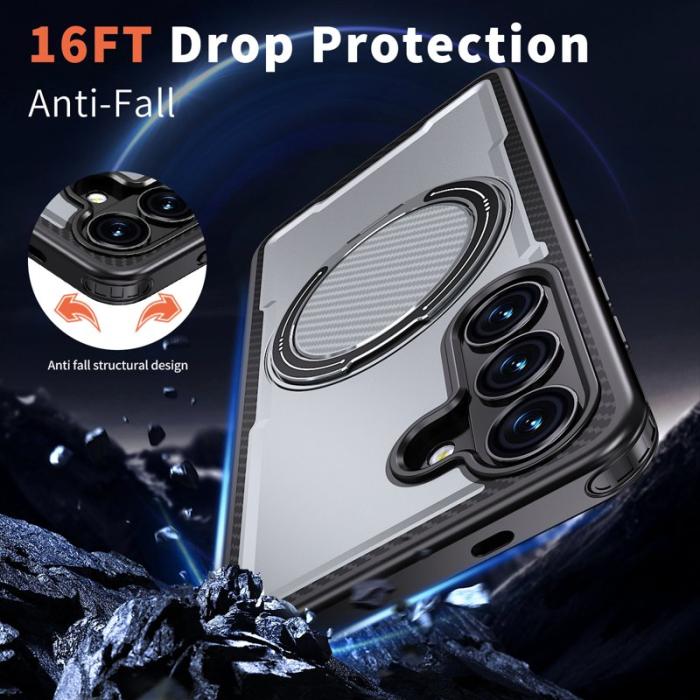 OEM - Mobilskal för Samsung Galaxy S26 Magnetiskt TPU + PC Kickstand - Grå