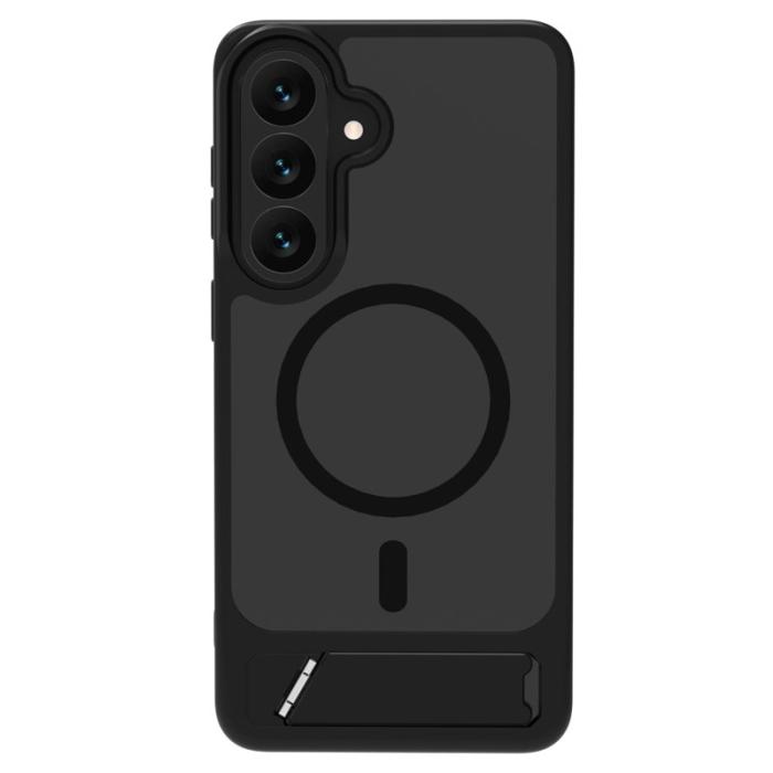 LeReach - LeReach Mobilskal för Samsung Galaxy S26 Magnetiskt TPU + PC Kickstand - Svart