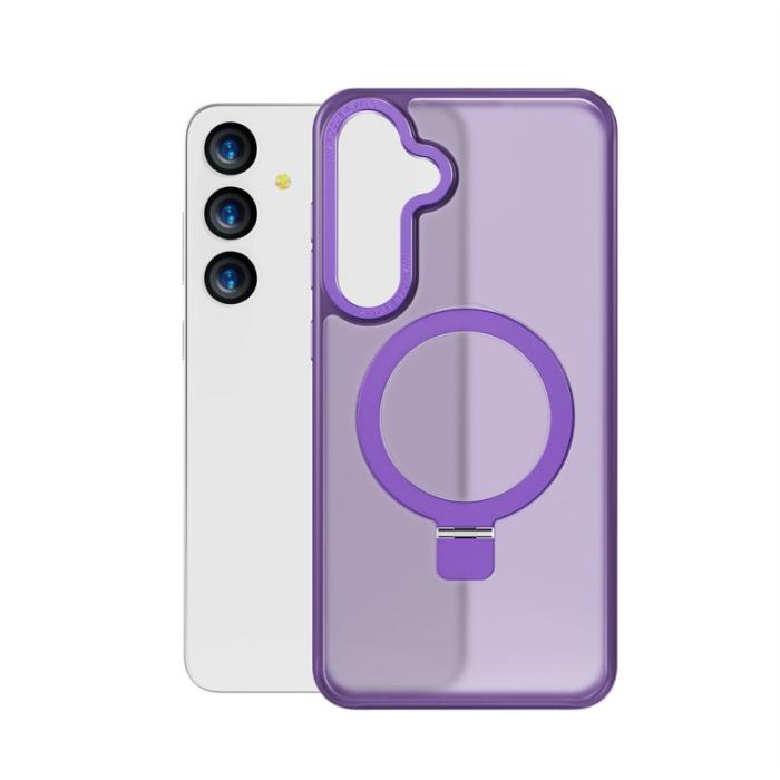 OEM - Mobilskal för Samsung Galaxy S26 Magnetiskt TPU + PC Kickstand - Svart