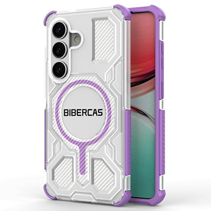 OEM - Mobilskal för Samsung Galaxy S26 Magnetiskt TPU + PC - Lila