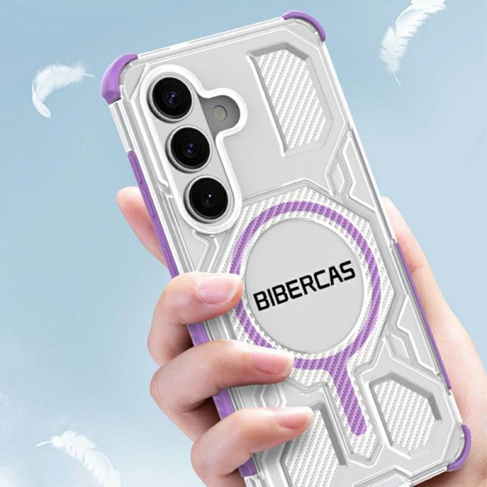 OEM - Mobilskal för Samsung Galaxy S26 Magnetiskt TPU + PC - Lila