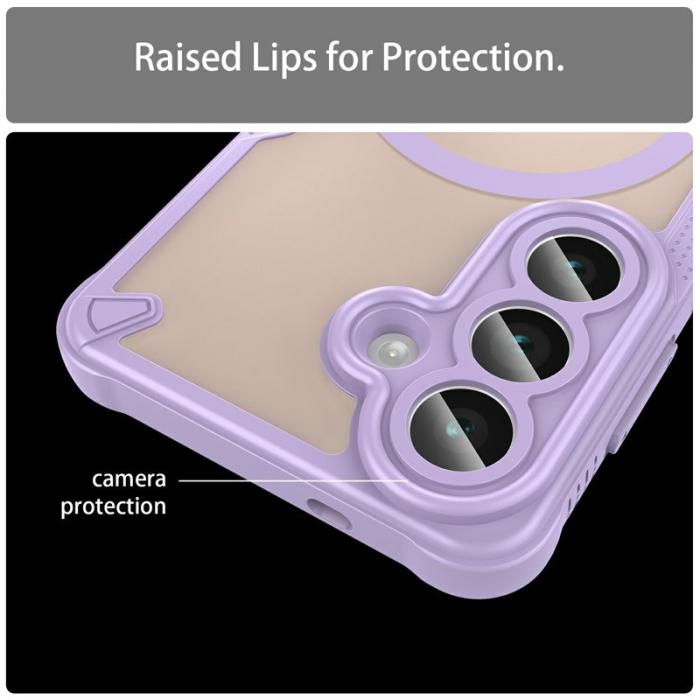 OEM - Mobilskal för Samsung Galaxy S26 Magnetiskt TPU + PC - Lila