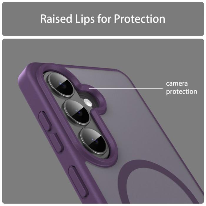 OEM - Mobilskal för Samsung Galaxy S26 Magnetiskt TPU + PC - Lila