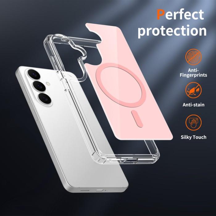 OEM - Mobilskal för Samsung Galaxy S26 Magnetiskt TPU + PC - Rosa