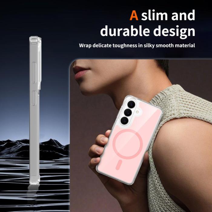 OEM - Mobilskal för Samsung Galaxy S26 Magnetiskt TPU + PC - Rosa