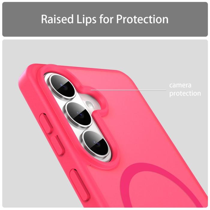 OEM - Mobilskal för Samsung Galaxy S26 Magnetiskt TPU + PC - Rosa