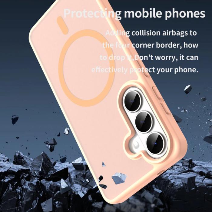 OEM - Mobilskal för Samsung Galaxy S26 Magnetiskt TPU PC - Rosa