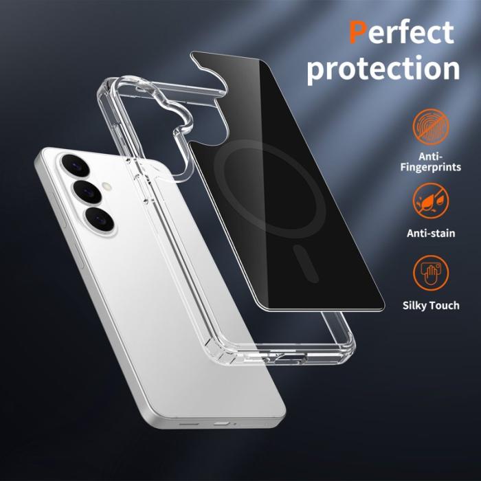 OEM - Mobilskal för Samsung Galaxy S26 Magnetiskt TPU + PC - Svart