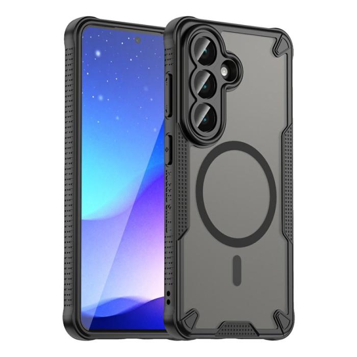 OEM - Mobilskal för Samsung Galaxy S26 Magnetiskt TPU + PC - Svart