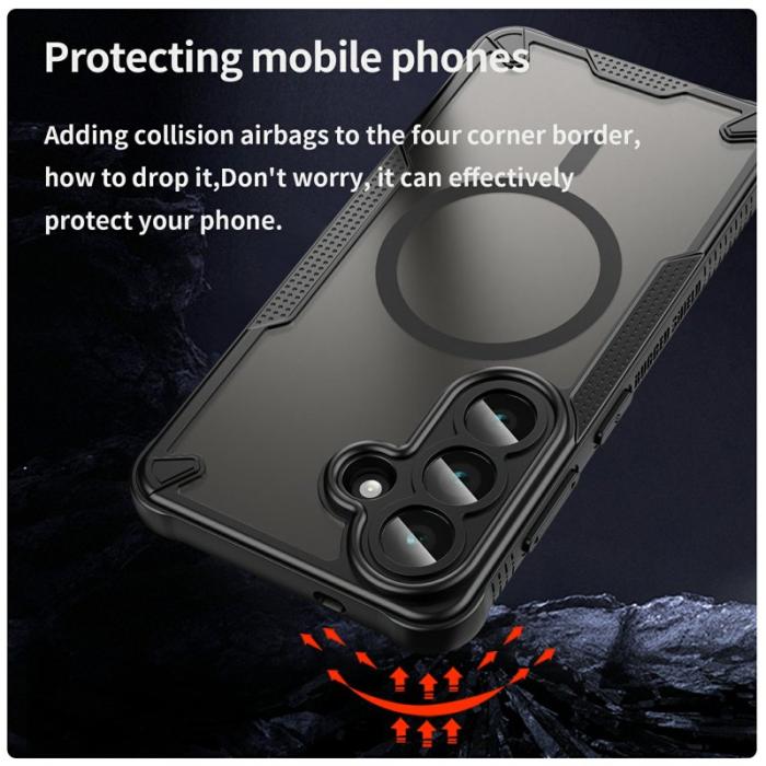 OEM - Mobilskal för Samsung Galaxy S26 Magnetiskt TPU + PC - Svart