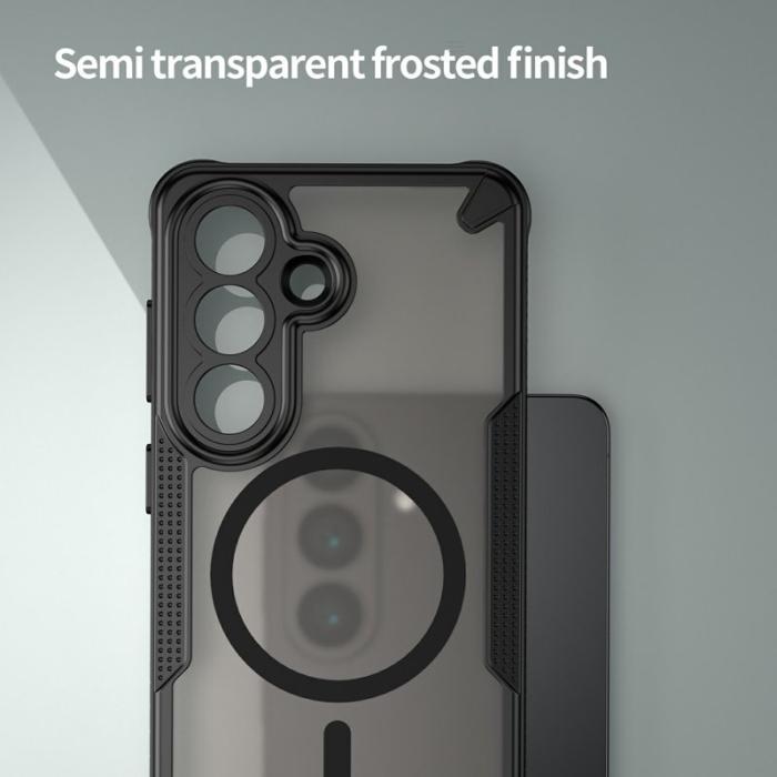 OEM - Mobilskal för Samsung Galaxy S26 Magnetiskt TPU + PC - Svart
