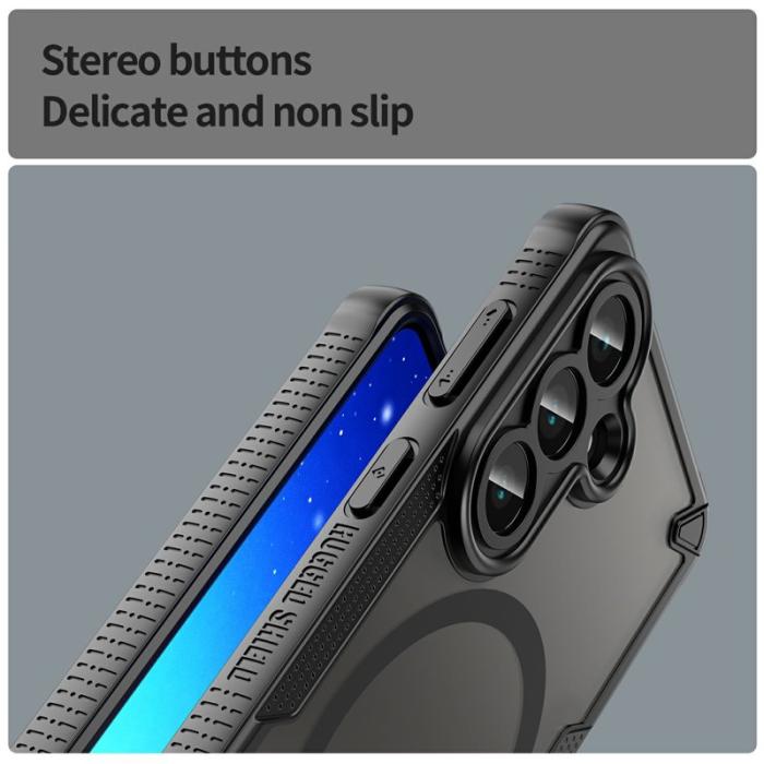 OEM - Mobilskal för Samsung Galaxy S26 Magnetiskt TPU + PC - Svart