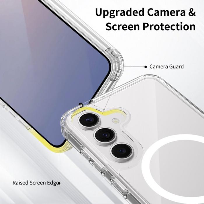 OEM - Mobilskal för Samsung Galaxy S26 Magnetiskt TPU + PC - Transparent