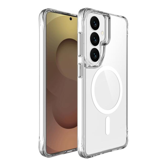 OEM - Mobilskal för Samsung Galaxy S26 Magnetiskt TPU + PC - Transparent