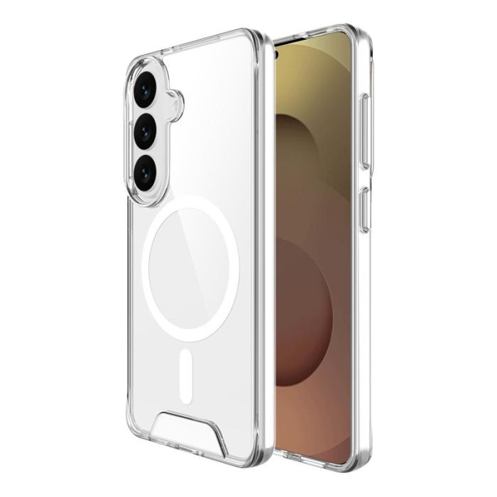 OEM - Mobilskal för Samsung Galaxy S26 Magnetiskt TPU + PC - Transparent