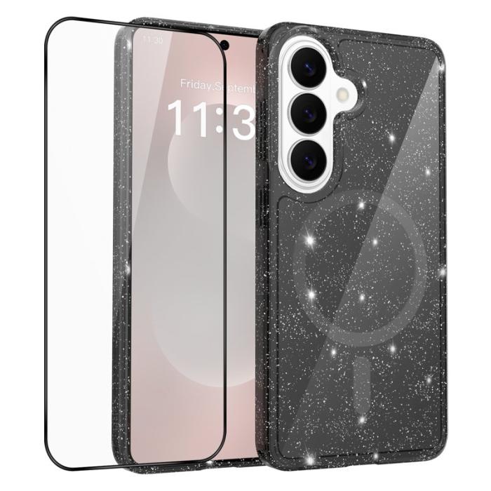 OEM - Mobilskal för Samsung Galaxy S26 Magnetiskt TPU - Transparent Svart