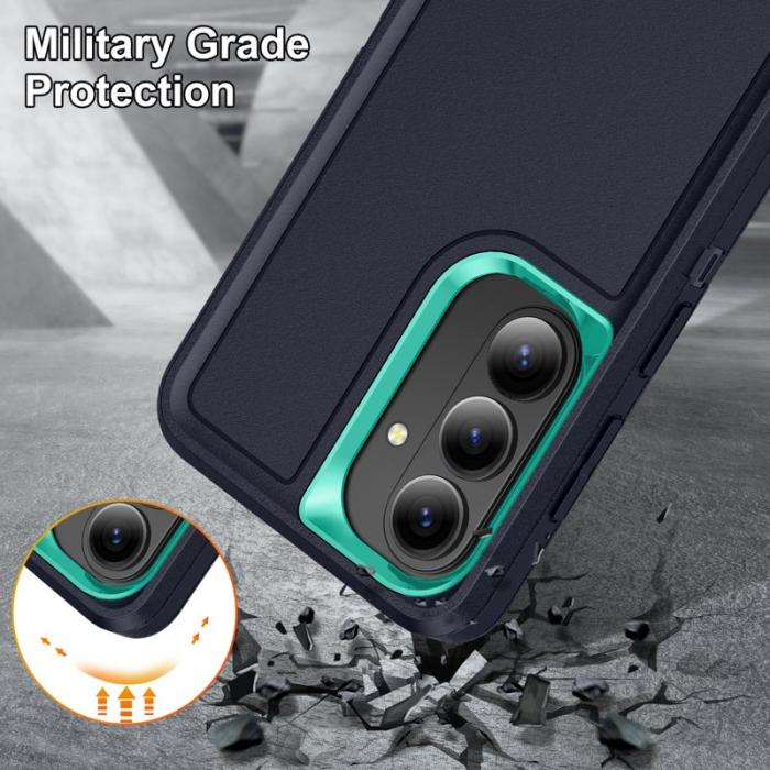 OEM - Mobilskal för Samsung Galaxy S26 PC + Silikon Anti-Drop Kickstand - Svart