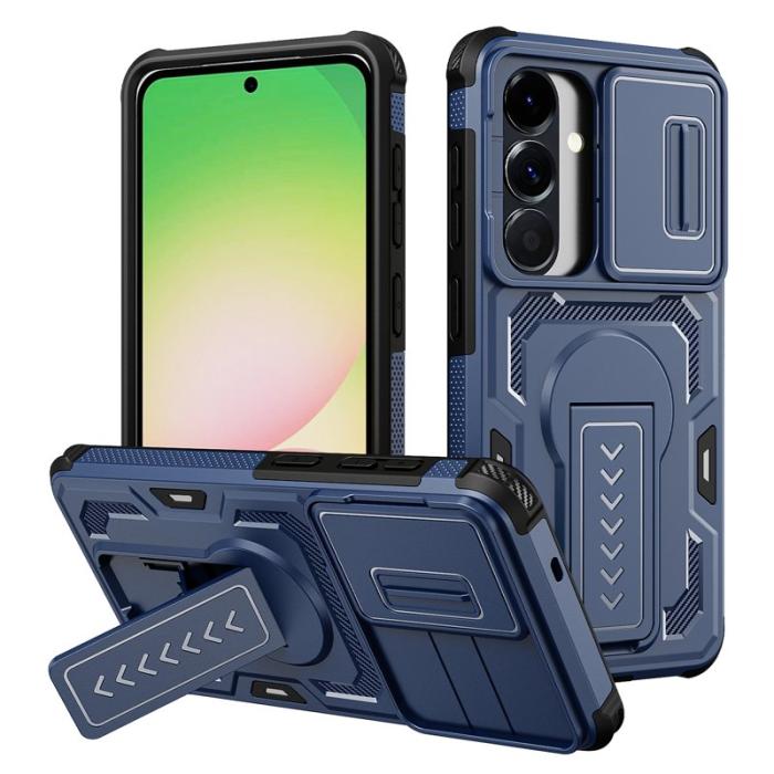 OEM - Mobilskal för Samsung Galaxy S26 PC + TPU Kickstand - Blå