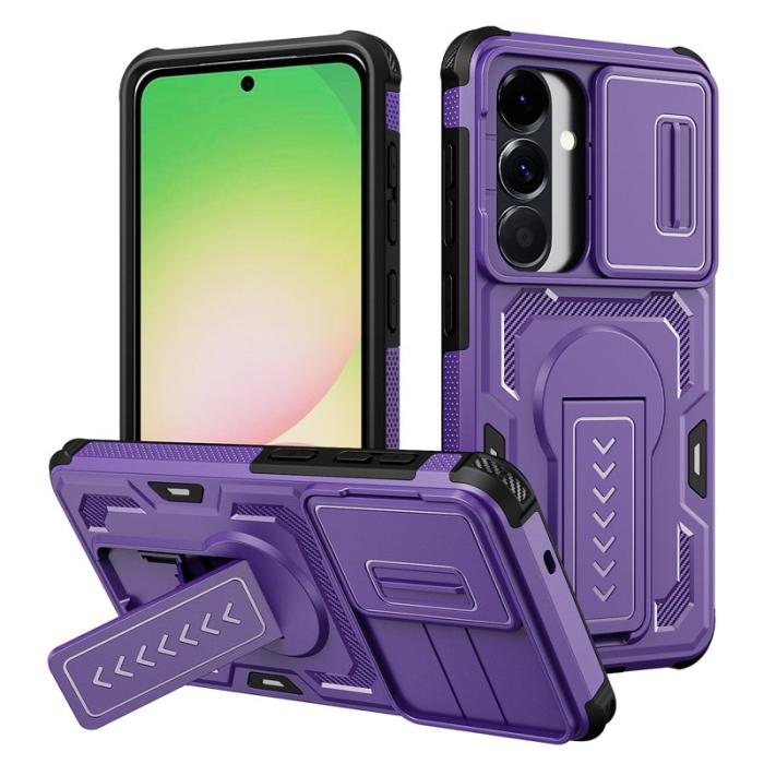 OEM - Mobilskal för Samsung Galaxy S26 PC + TPU Kickstand - Lila
