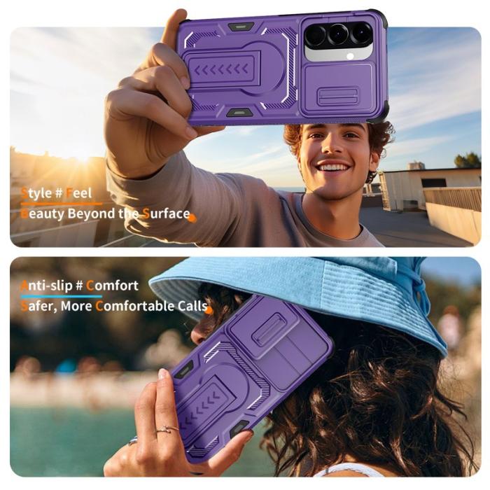 OEM - Mobilskal för Samsung Galaxy S26 PC + TPU Kickstand - Lila