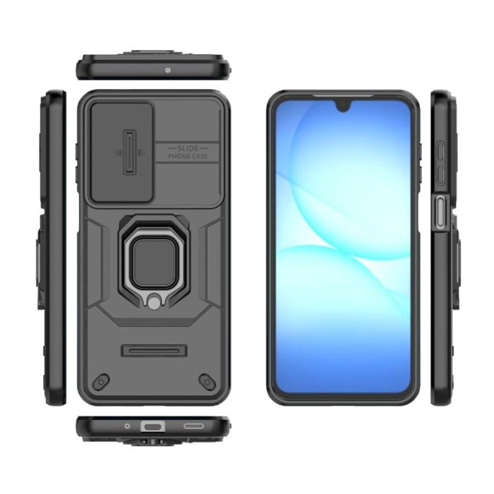 OEM - Mobilskal för Samsung Galaxy S26 PC + TPU Kickstand - Svart