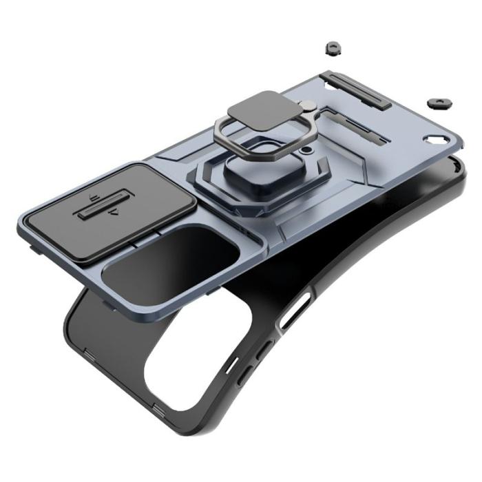 OEM - Mobilskal för Samsung Galaxy S26 PC + TPU Kickstand - Svart