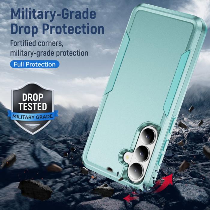 OEM - Mobilskal för Samsung Galaxy S26 PC + TPU Militärklassad - Grön