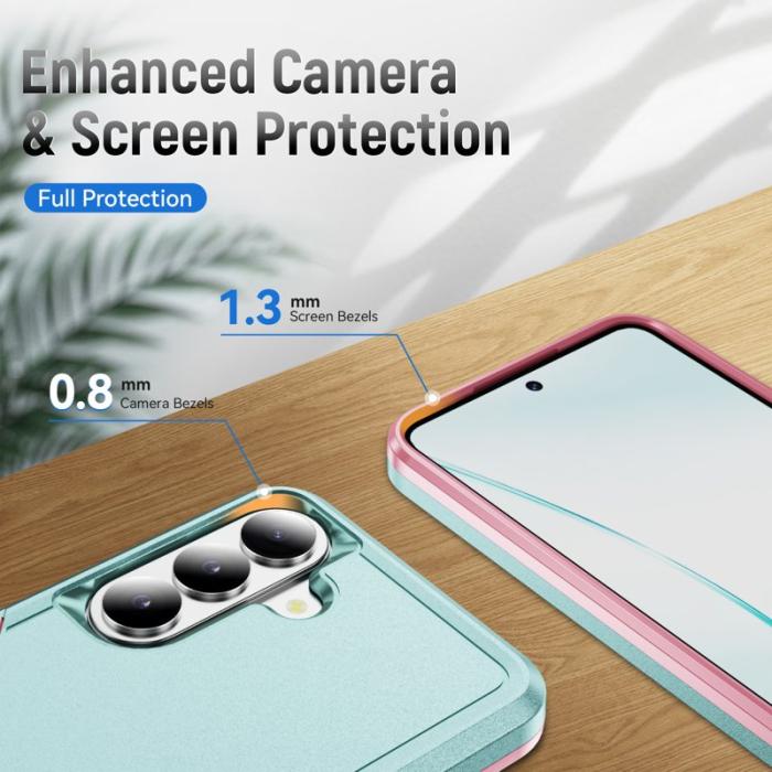 OEM - Mobilskal för Samsung Galaxy S26 PC + TPU Militärklassad - Grön