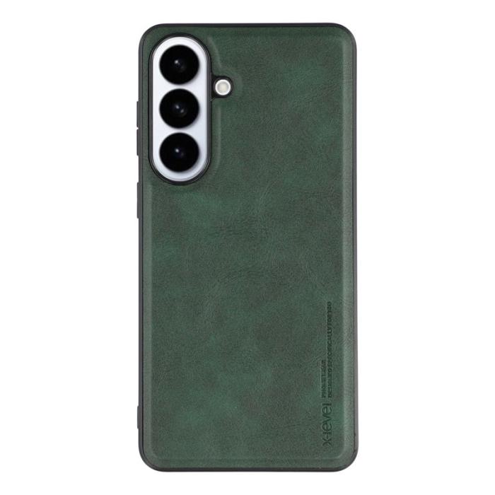 X-Level - X-Level Mobilskal för Samsung Galaxy S26 Plus Konstläder PC + TPU - Grön