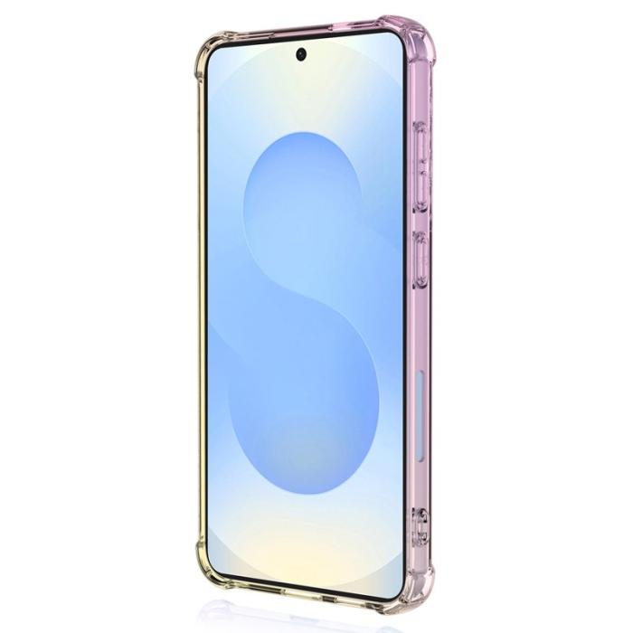 OEM - Mobilskal för Samsung Galaxy S26 Plus Gradient TPU Stöttålig - Rosa