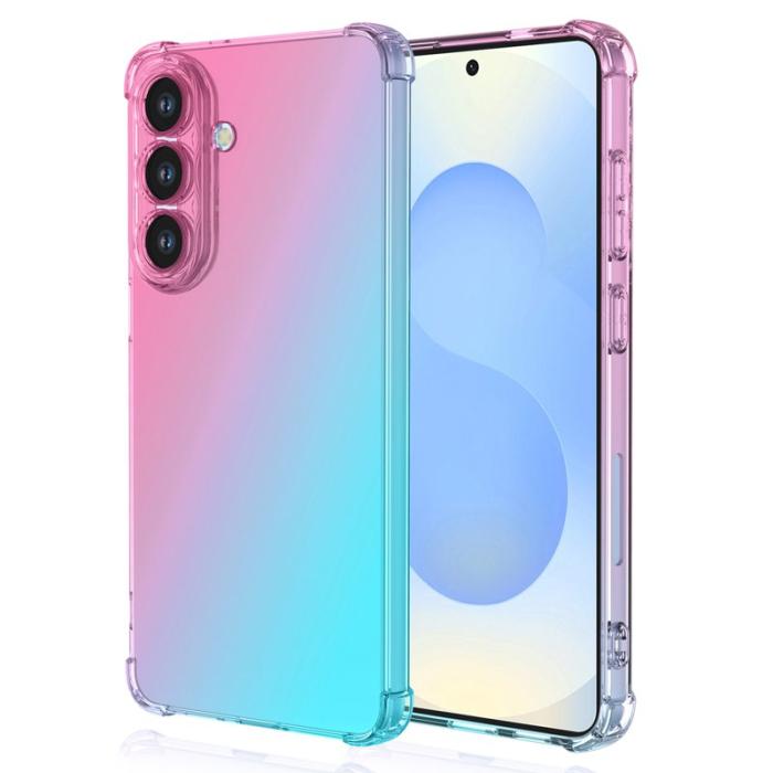 OEM - Mobilskal för Samsung Galaxy S26 Plus Gradient TPU Stöttålig - Rosa