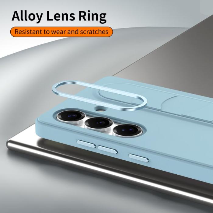 OEM - Mobilskal för Samsung Galaxy S26 Plus Kickstand PC + TPU - Blå