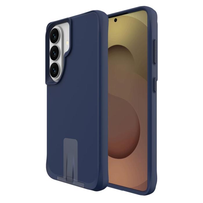 OEM - Mobilskal för Samsung Galaxy S26 Plus Kickstand PC + TPU - Blå