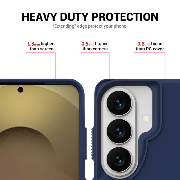 OEM - Mobilskal för Samsung Galaxy S26 Plus Kickstand PC + TPU - Blå