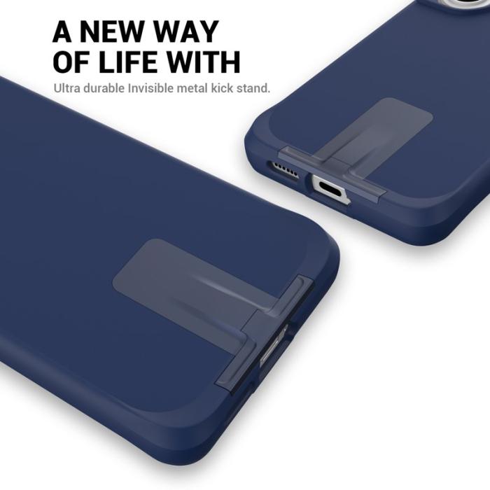 OEM - Mobilskal för Samsung Galaxy S26 Plus Kickstand PC + TPU - Blå