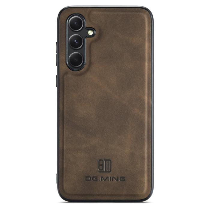 DG.MING - DG.Ming Mobilskal för Samsung Galaxy S26 Plus Konstläder PC + TPU - Kaffe