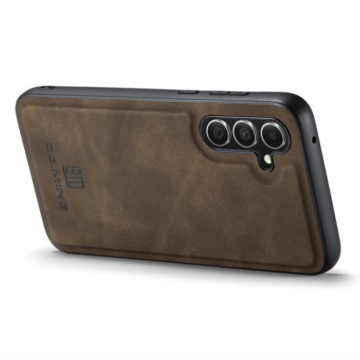 DG.MING - DG.Ming Mobilskal för Samsung Galaxy S26 Plus Konstläder PC + TPU - Kaffe