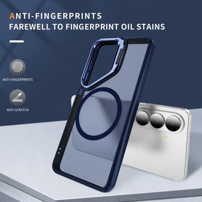 OEM - Mobilskal för Samsung Galaxy S26 Plus Magnetiskt Kickstand PC + TPU - Safir