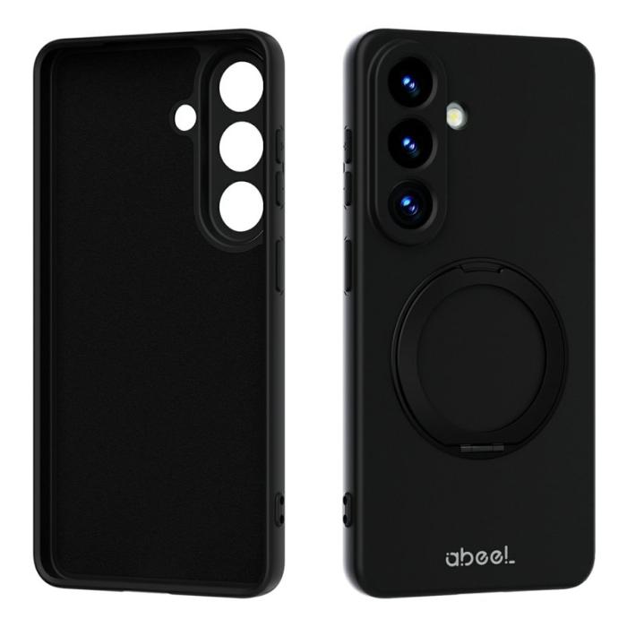 ABEEL - ABEEL Mobilskal för Samsung Galaxy S26 Plus Magnetiskt Kickstand - Svart
