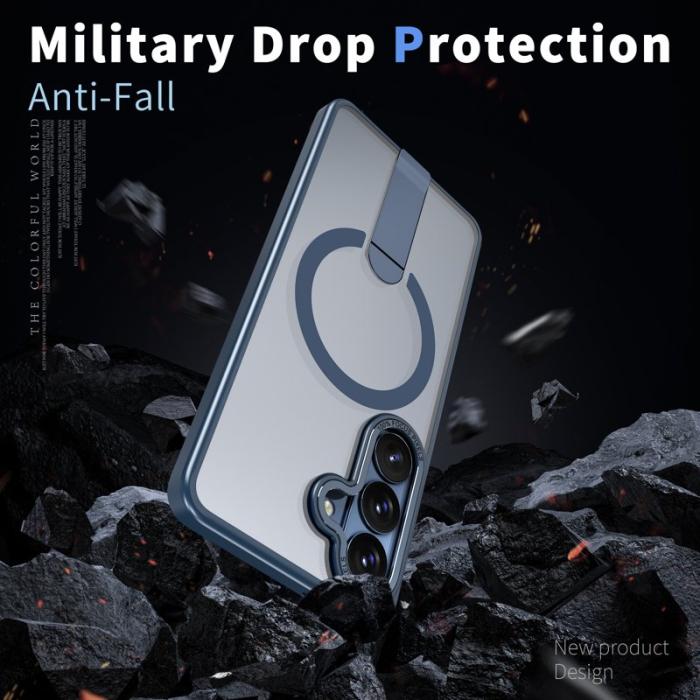 OEM - Mobilskal för Samsung Galaxy S26 Plus Magnetiskt Kickstand TPU - Blå