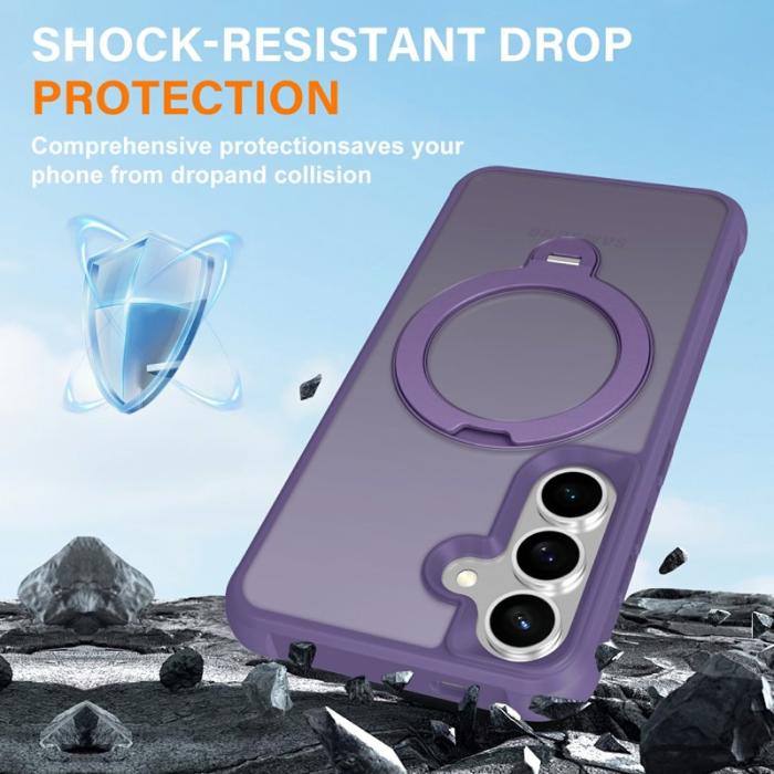 OEM - Mobilskal för Samsung Galaxy S26 Plus Magnetiskt Kickstand TPU - Lila