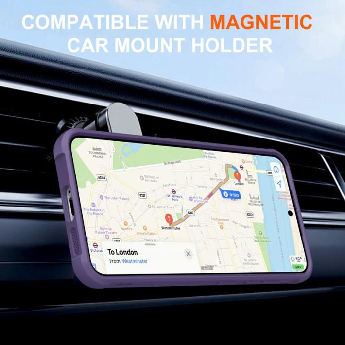 OEM - Mobilskal för Samsung Galaxy S26 Plus Magnetiskt Kickstand TPU - Lila