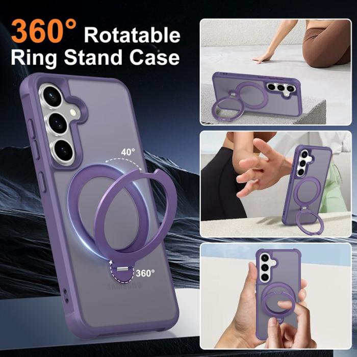 OEM - Mobilskal för Samsung Galaxy S26 Plus Magnetiskt Kickstand TPU - Lila