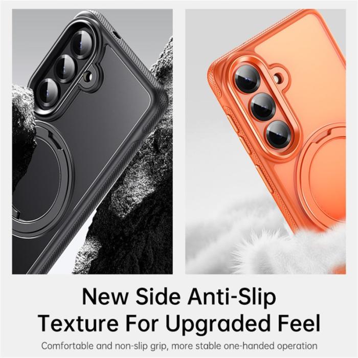 OEM - Mobilskal för Samsung Galaxy S26 Plus Magnetiskt Kickstand TPU - Orange