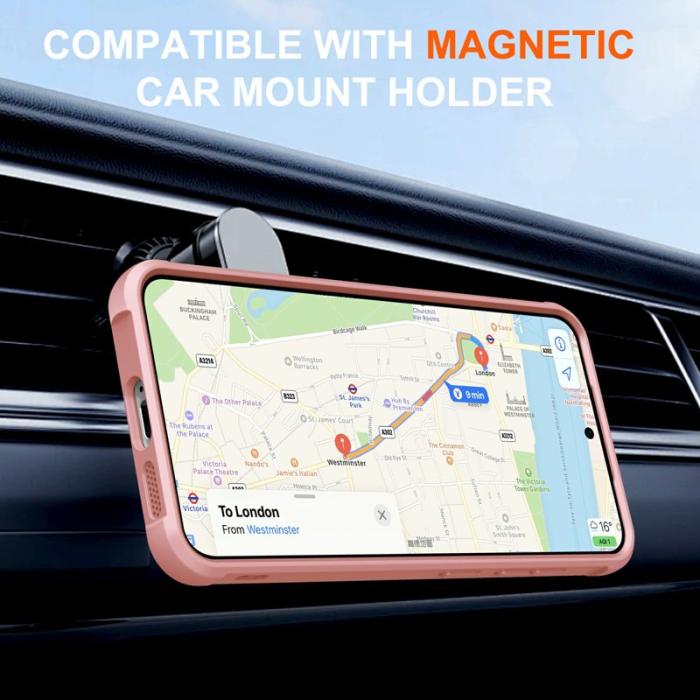 OEM - Mobilskal för Samsung Galaxy S26 Plus Magnetiskt Kickstand TPU - Rosa