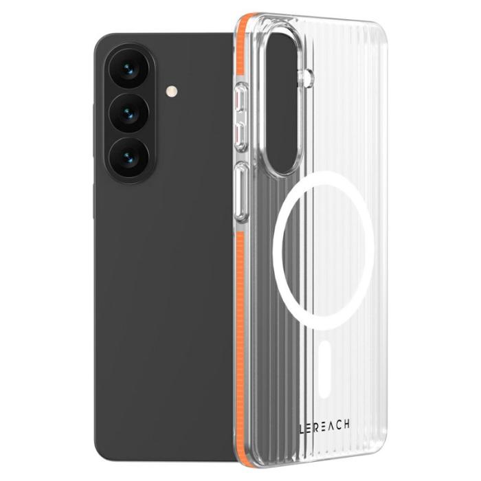 LeReach - LeReach Mobilskal för Samsung Galaxy S26 Plus Magnetiskt PC - Orange