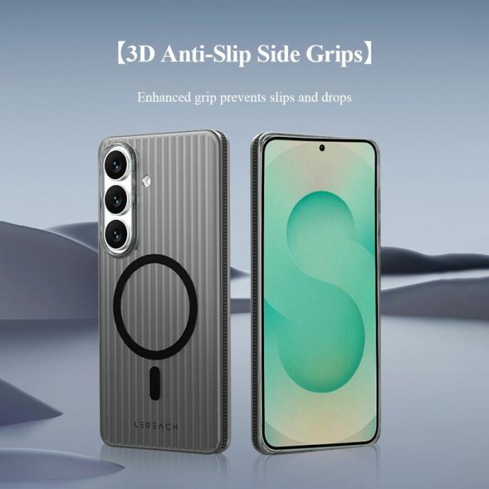 LeReach - LeReach Mobilskal för Samsung Galaxy S26 Plus Magnetiskt PC - Svart